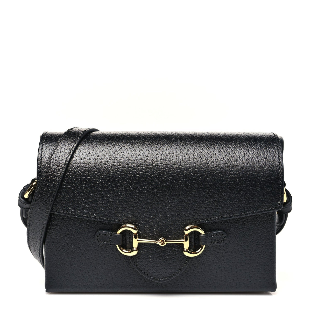Calfskin Horsebit 1955 Shoulder Bag Black
