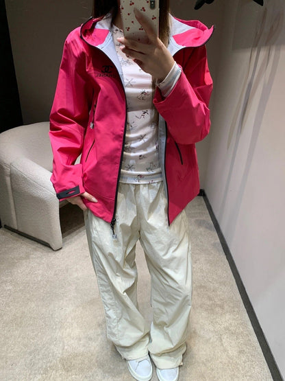 CHANEL 25S HOODED SPORTS JACKET 447