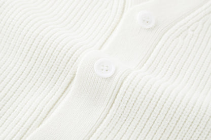 Balenciaga 25 Cardigan White Wool 0014