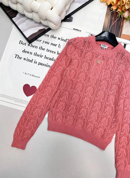 CHANEL 25S LONG-SLEEVE SWEATER 442