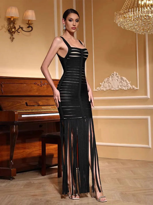 Chiara Maxi Dress In Black
