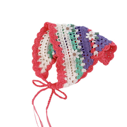 Haila - Dopamine Floral Triangle Headscarf  – Cheerful &amp; Stylish