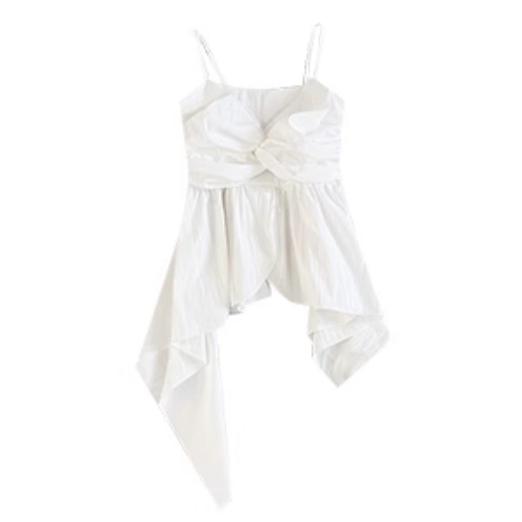 Vesty - Cross-design Tank With Adjustable Straps - Stylish &amp; Hot