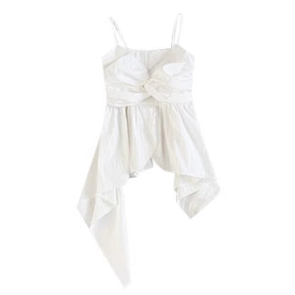 Vesty - Cross-design Tank With Adjustable Straps - Stylish &amp; Hot