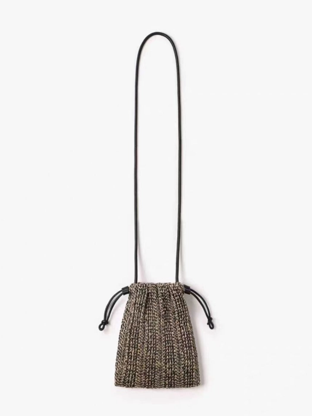 Cosbai - Minimalist Drawstring Knitted Crossbody Bag – Effortless &amp; Chic