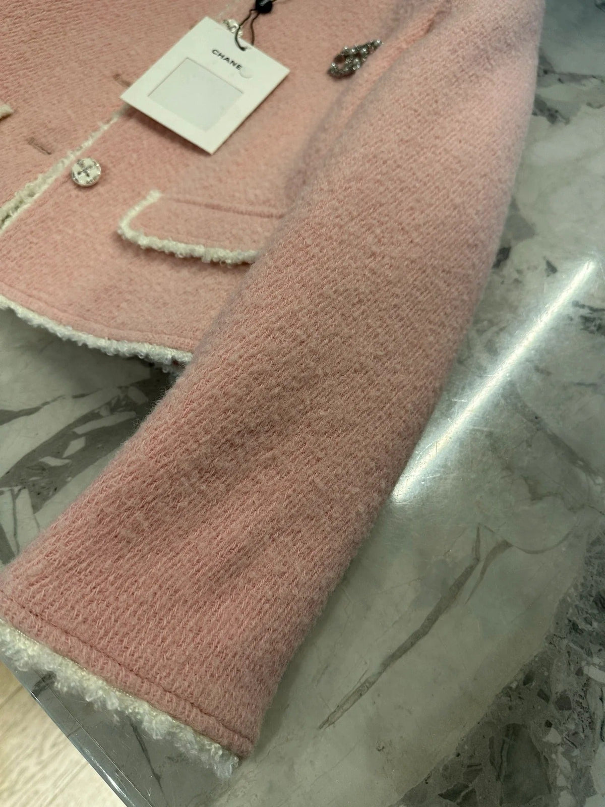 Chanel 2026 Jacket Pink Tweed Wool