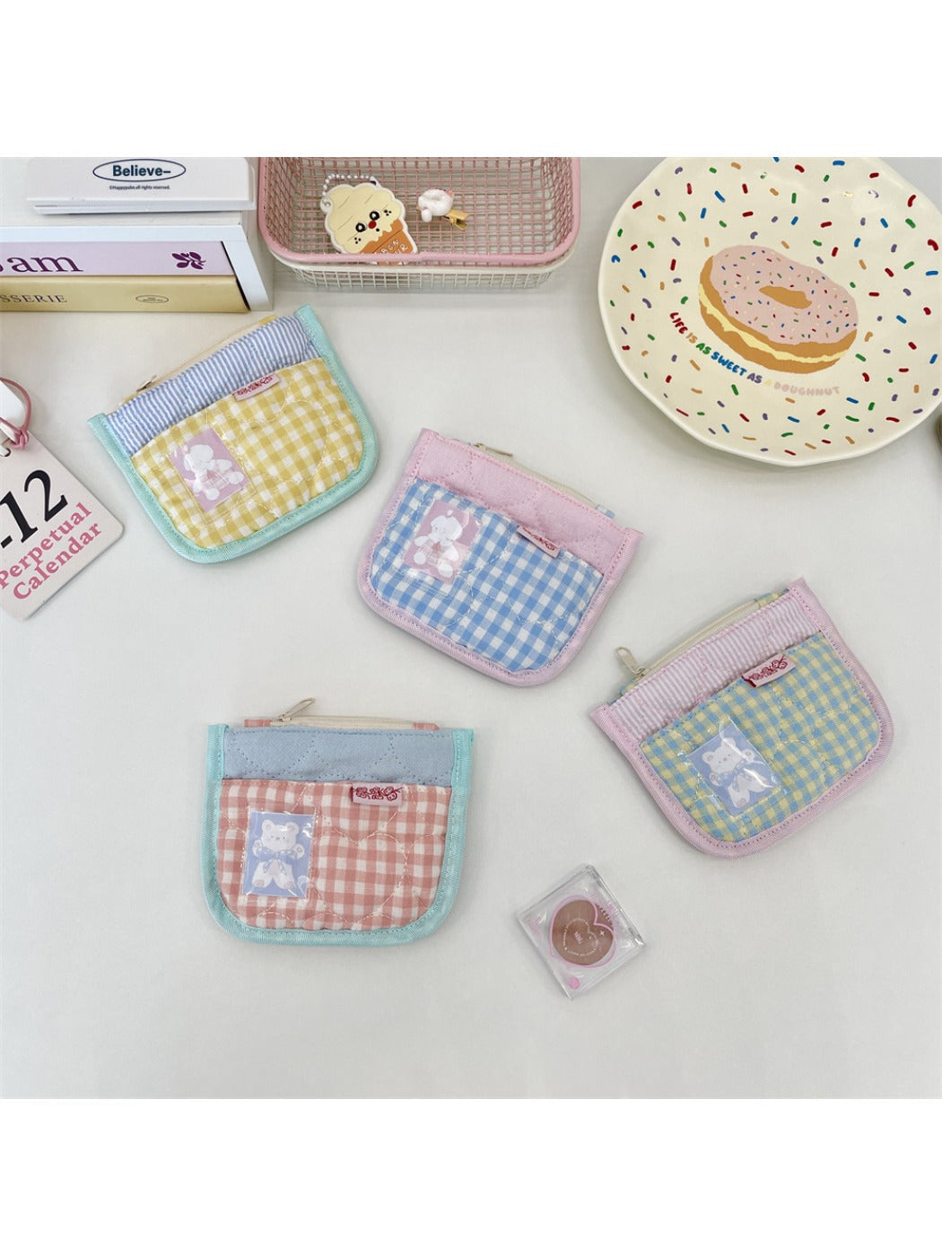 Cosbai - Sweet Cute Card Holder Coin Pouch