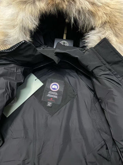 C. Goose Women's Chelsea Parka Black Cotton