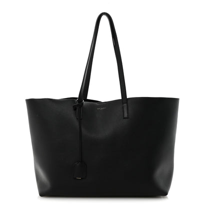 Calfskin Large Shopping Tote Black