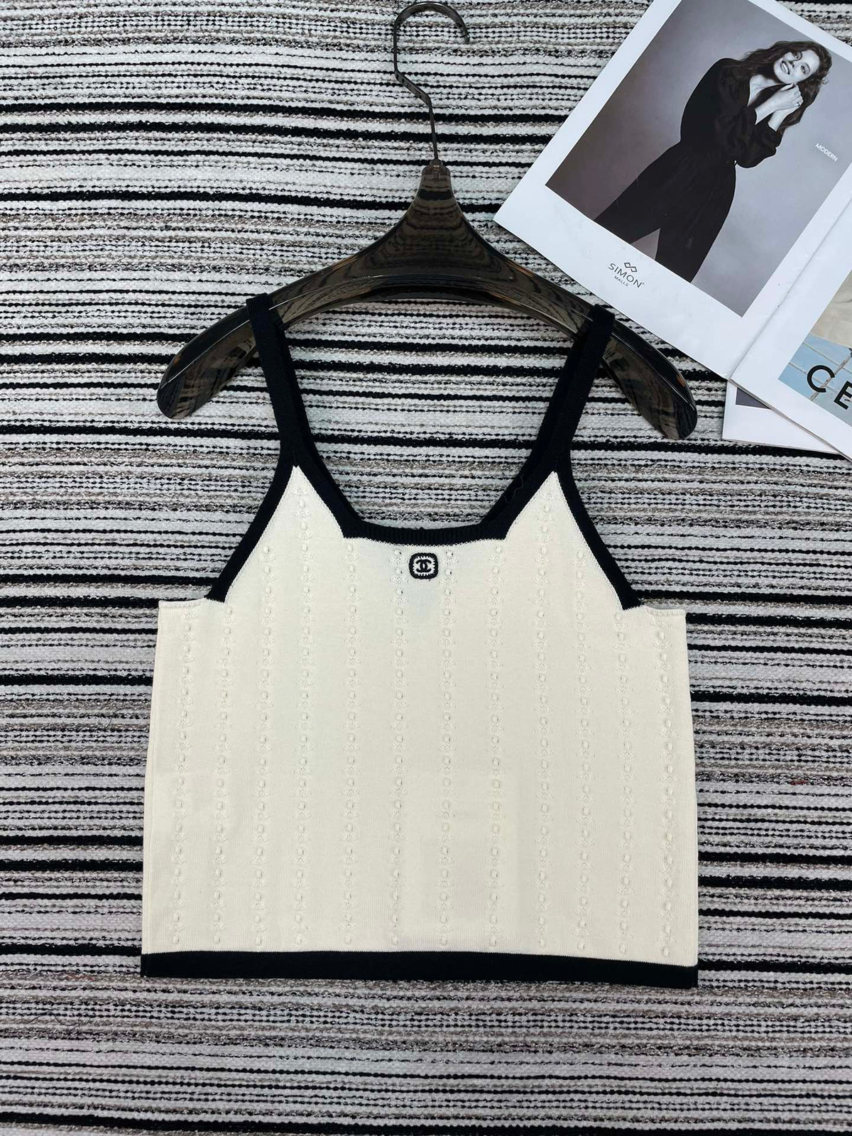 Chanel 2026 V-neckline Camisole Cotton