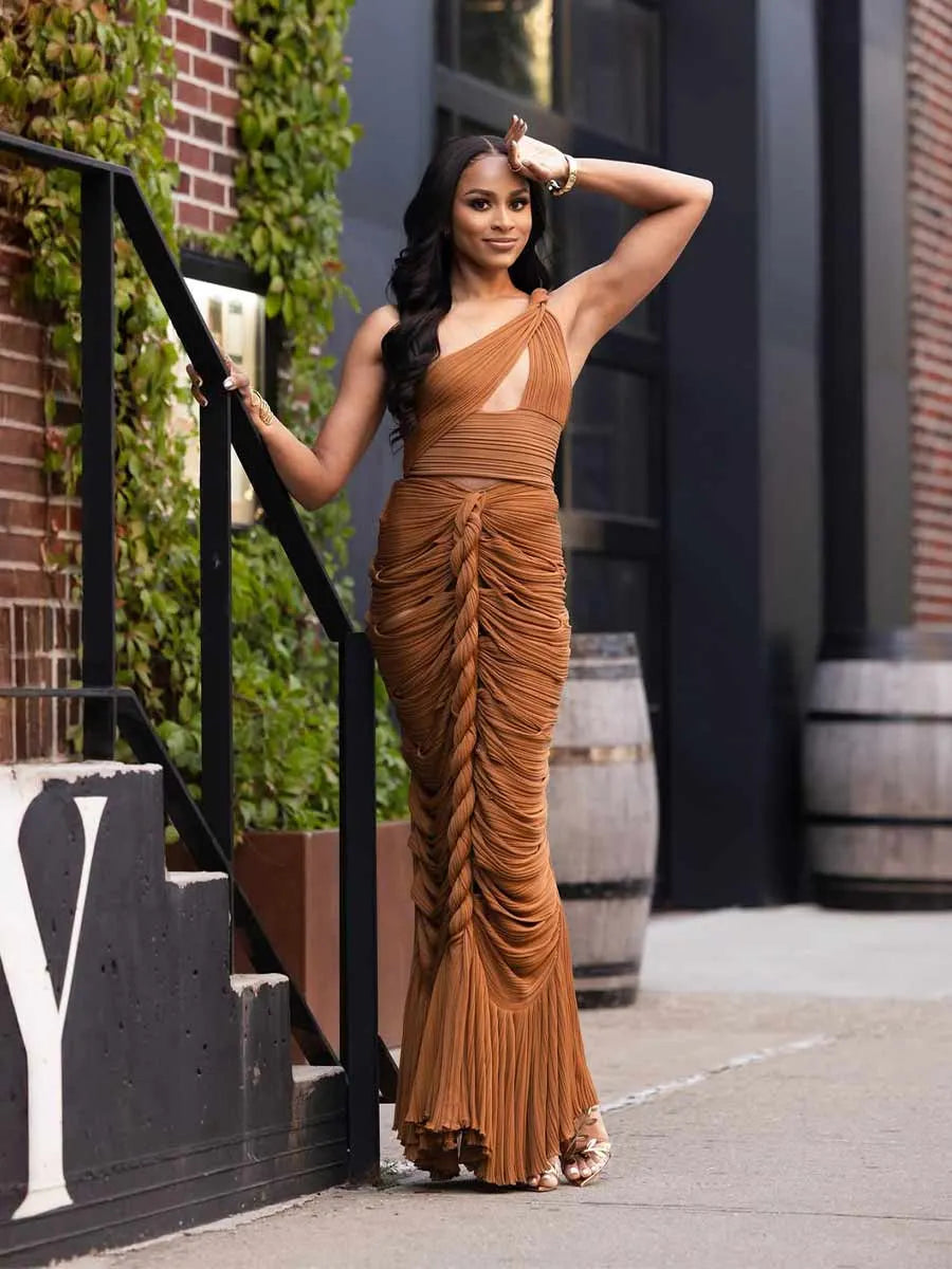 Willow One Shoulder Twist Two Piece Set