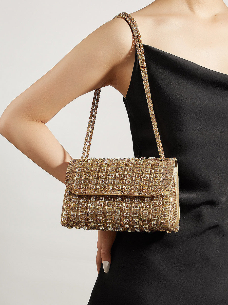 Olive Diamond-Encrusted Handbag