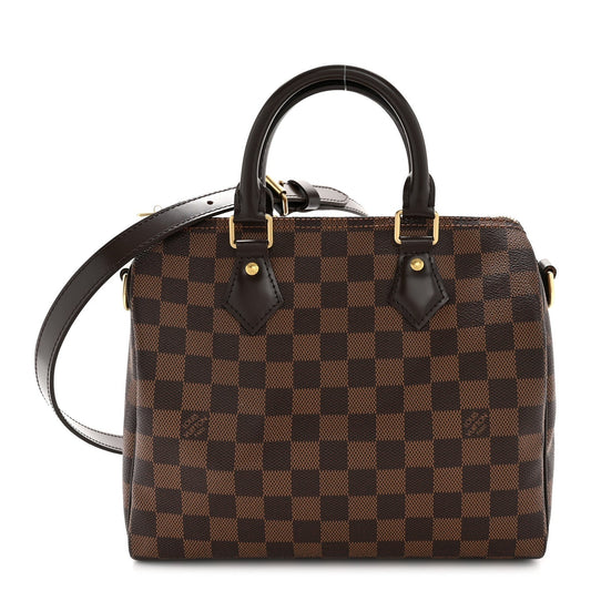Damier Ebene Speedy Bandouliere 25