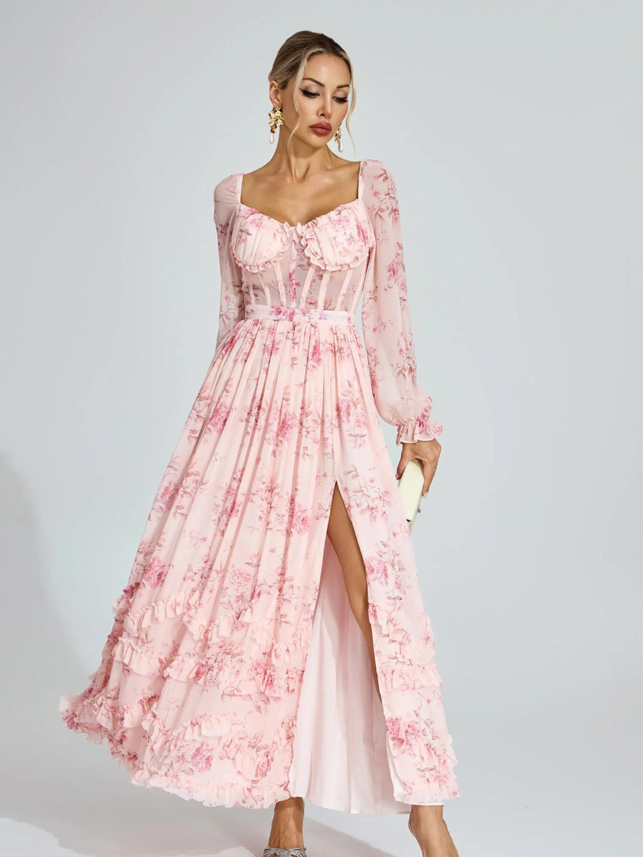 Imelda Maxi Dress In Pink
