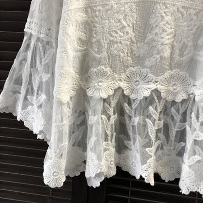 Crosa - Floral Bell Sleeve Pullover