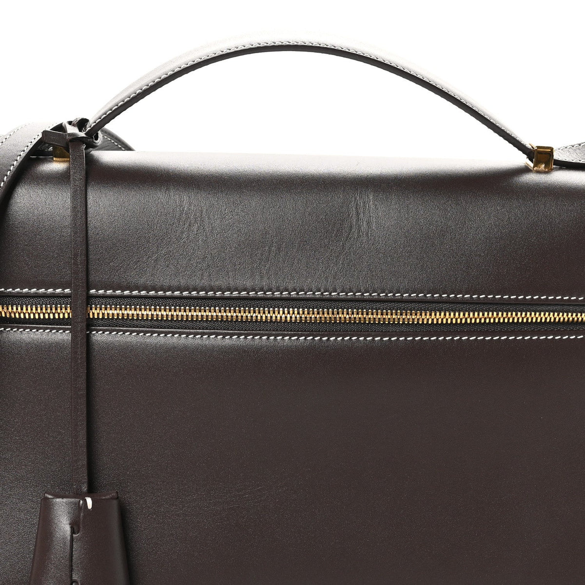 Smooth Calfskin Extra Bag L27 Dark Choco Licorice