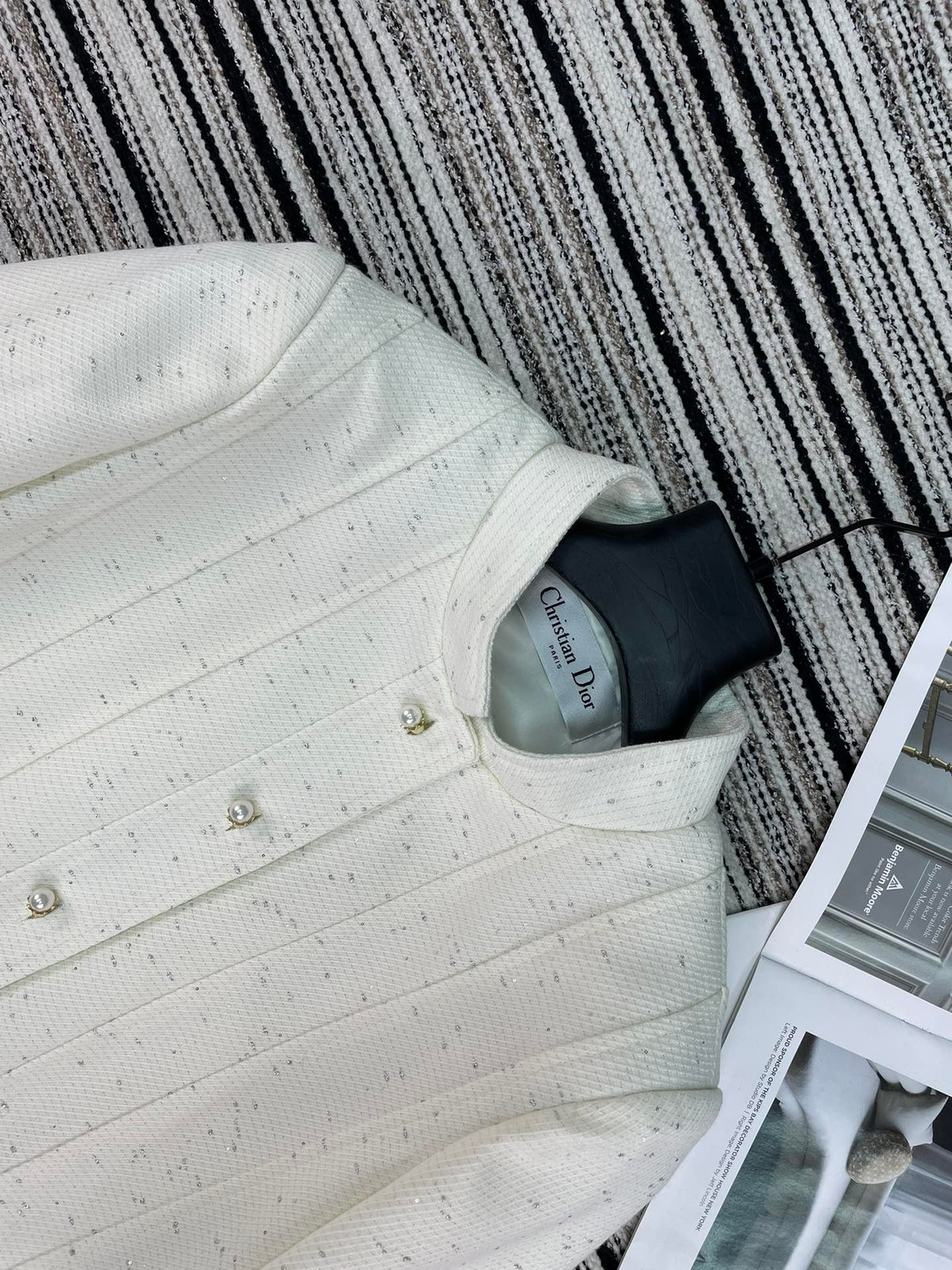 CD 26 White Cotton Jacket 112627
