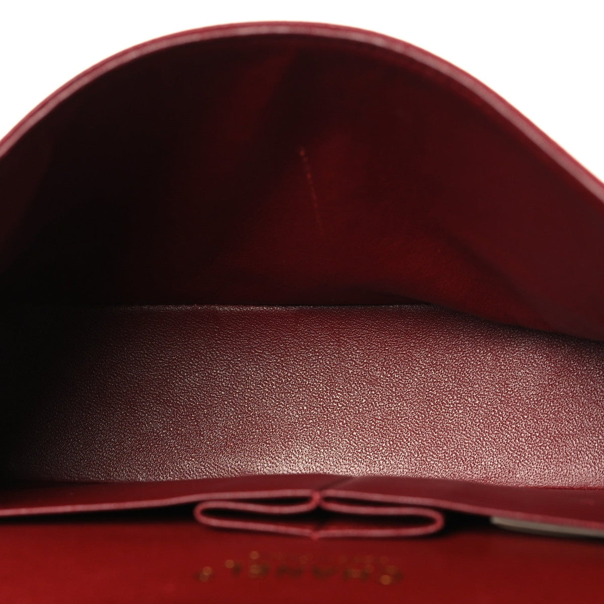 Caviar Quilted Medium Double Flap Red