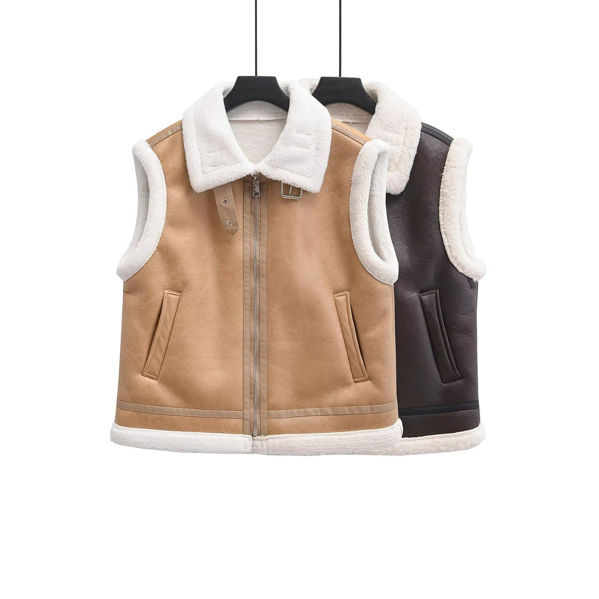 Fur Leather Vest