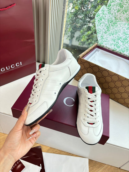 Gucci Shift Damen sneaker Varianten Schwarzes White Leather 506840