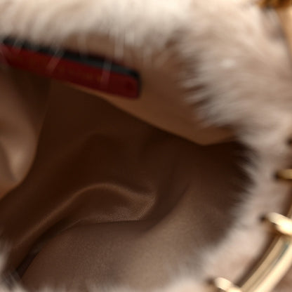 Mink Fur Clutch Pink