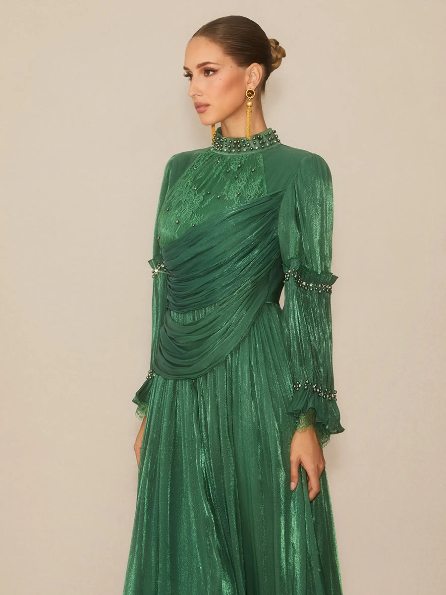 Annalise Maxi Dress In Green