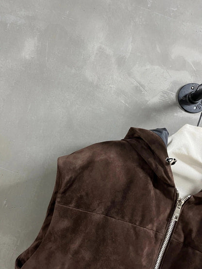 PRADA 25S SUEDE DOWN VEST 384