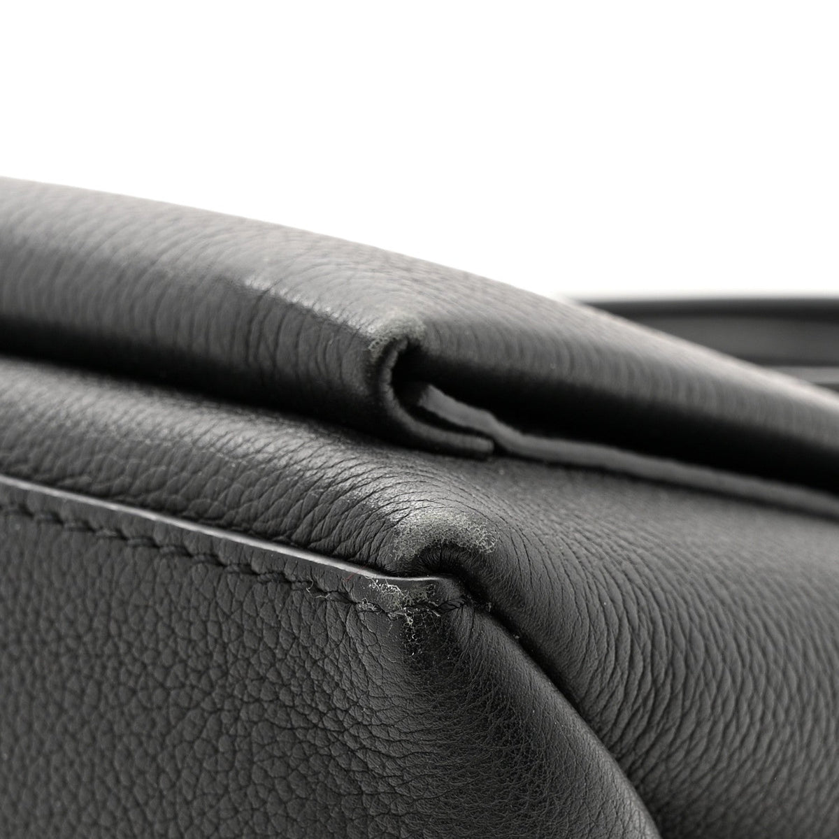 Soft Calfskin My Lockme Top Handle Black