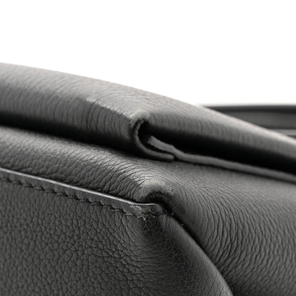 Soft Calfskin My Lockme Top Handle Black