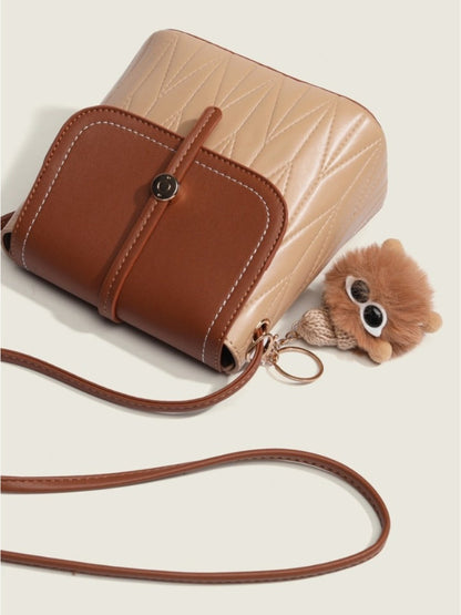 Cosbai - Simple Color-Block Crossbody Bag – Playful &amp; Practical