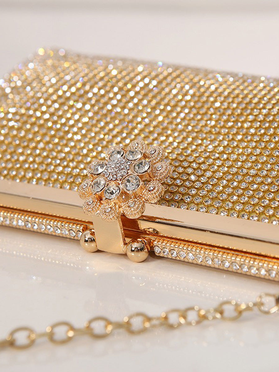 Everly Snap-On Rhinestone Bag