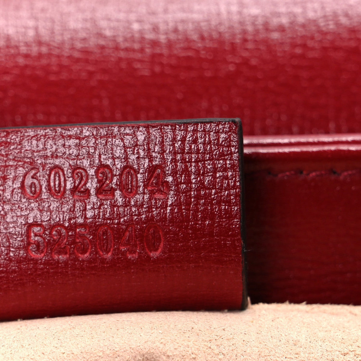 GG Supreme Monogram Azalea Calfskin Horsebit 1955 Shoulder Bag Beige Ebony New Cherry Red