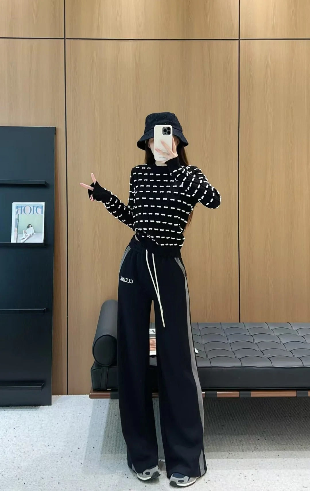 CELINE 25S WIDE-LEG WOOL PANTS