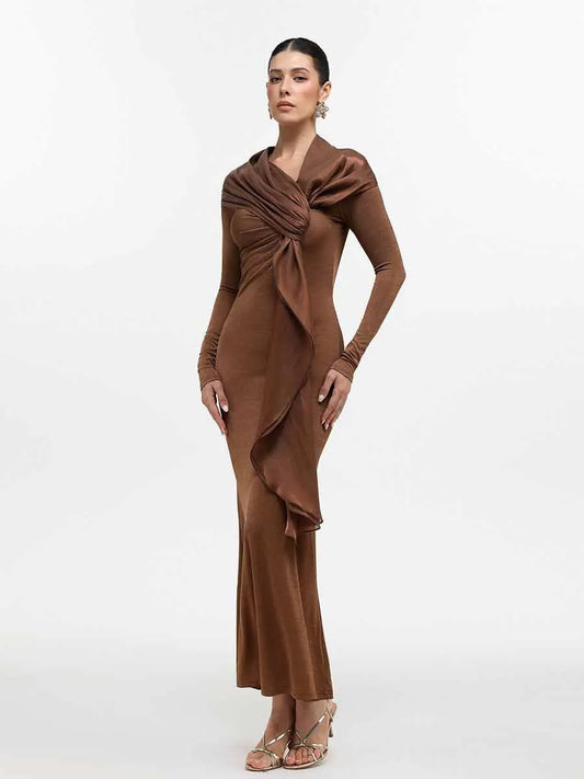 Freya Scarf Maxi Dress