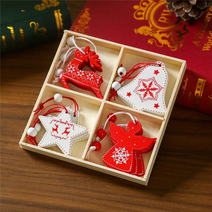Cartoon Pendant With Wooden Box Packaging