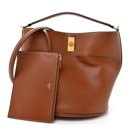 Smooth Calfskin Bucket 16 Bag Tan