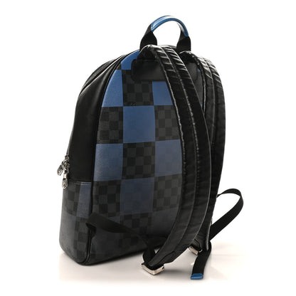 Damier Graphite Giant Josh Backpack Blue