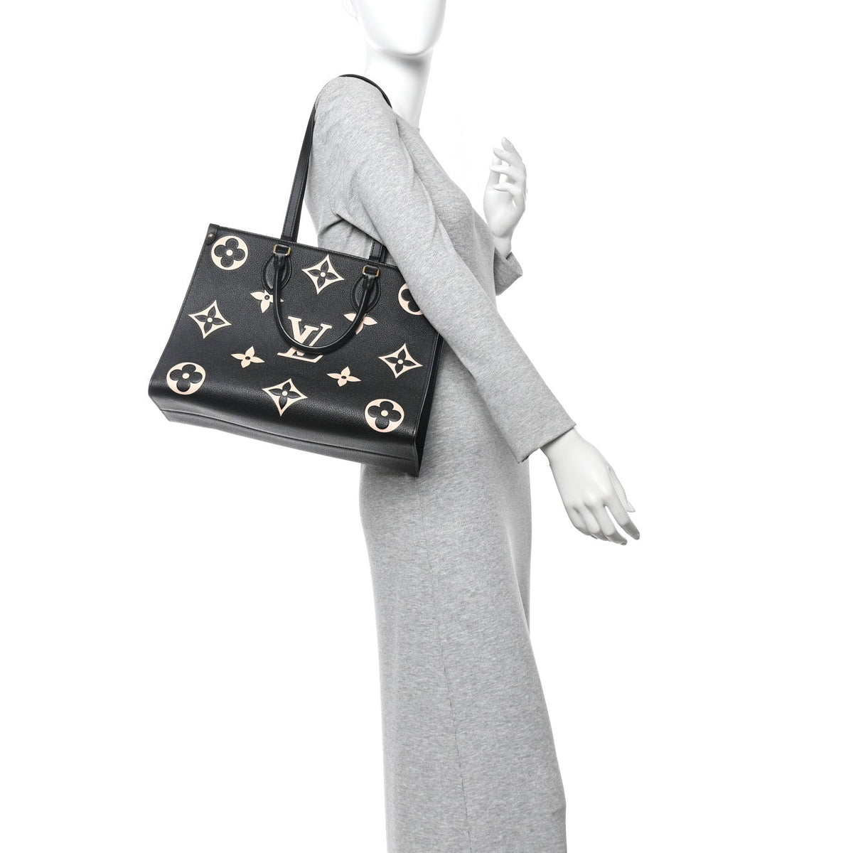Empreinte Monogram Giant Onthego MM Black Beige