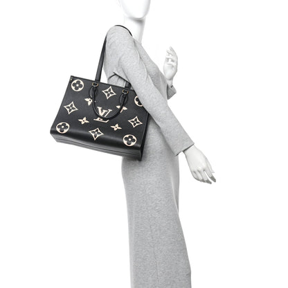 Empreinte Monogram Giant Onthego MM Black Beige