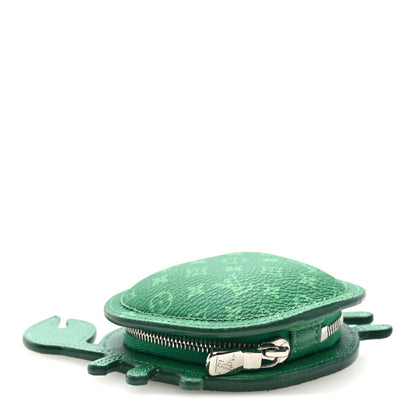 Monogram Crab Bag Charm Green