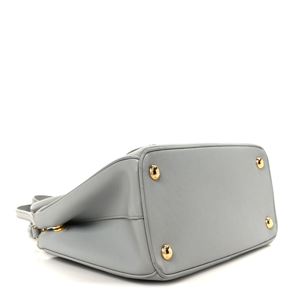 Saffiano Lux Small Galleria Double Zip Tote Granito