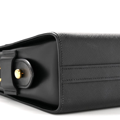 City Calf Esplanade Shoulder Bag Black
