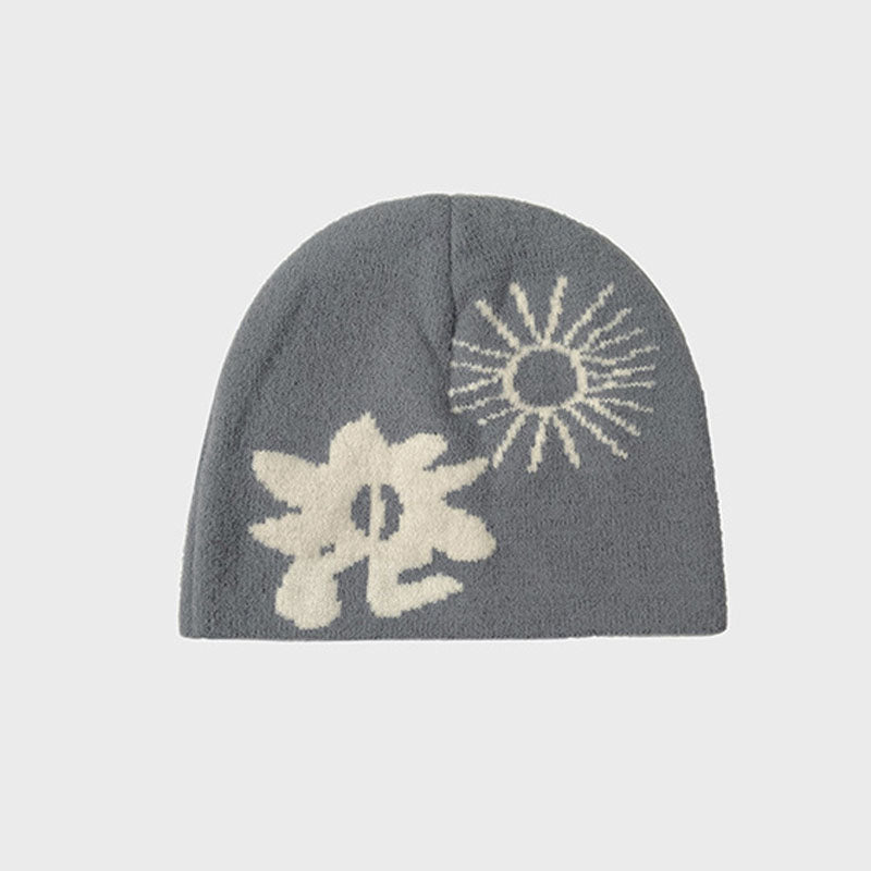 Winter Soft Jacquard Warm Knit Beanie Hat