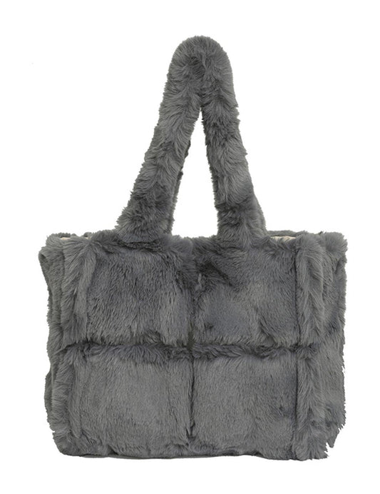Minimalist Fluffy Large Capacity Tote Bag