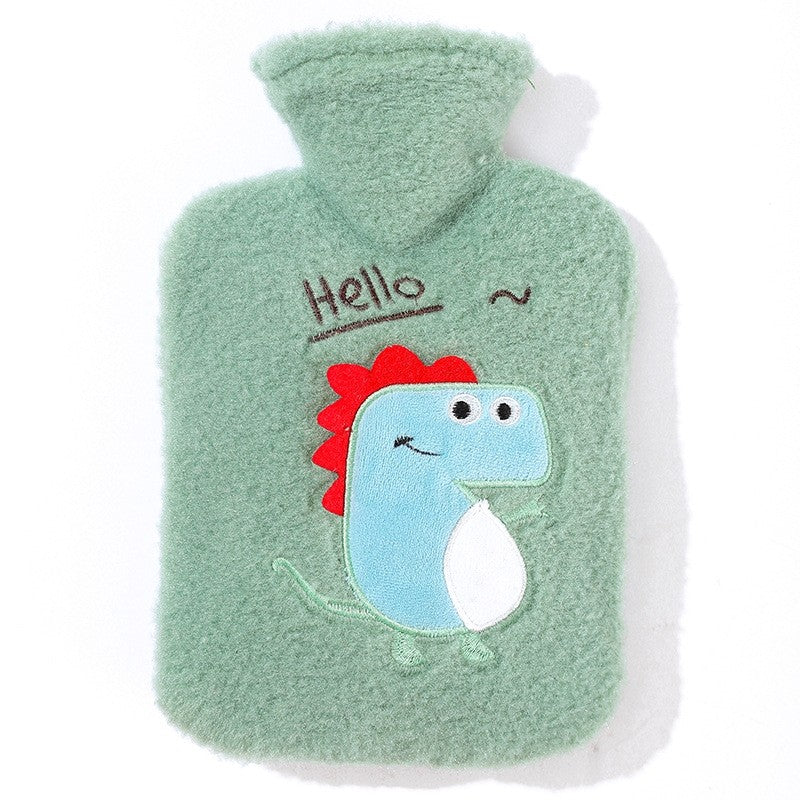 Cartoon Printed Flannelette Infusing Water Hot Water Bag