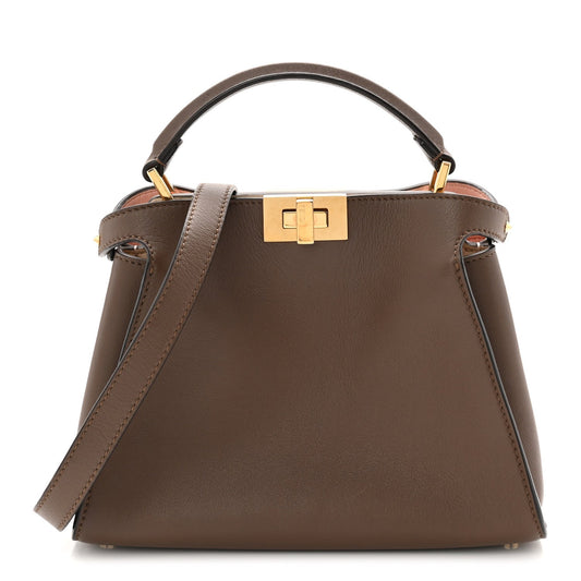 Vitello Tahiti Burro Bi-Color Medium Peekaboo Iconic Essentially Satchel Maya Camelia Confetto