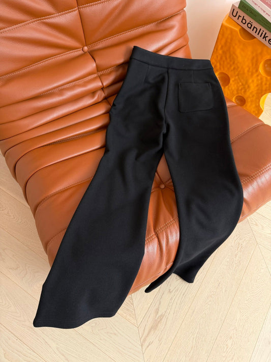 Prada 25FW Brousers Black Polyester 326653