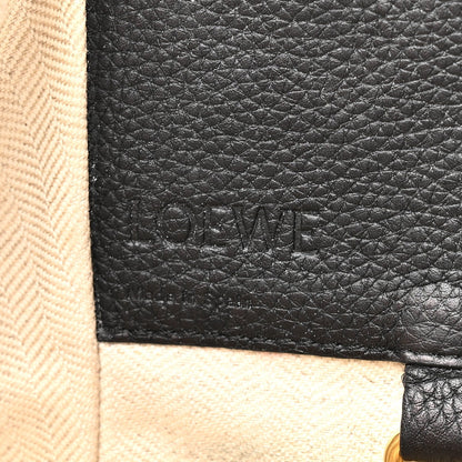 Calfskin Small Hammock Shoulder Bag Tan Ivory Black