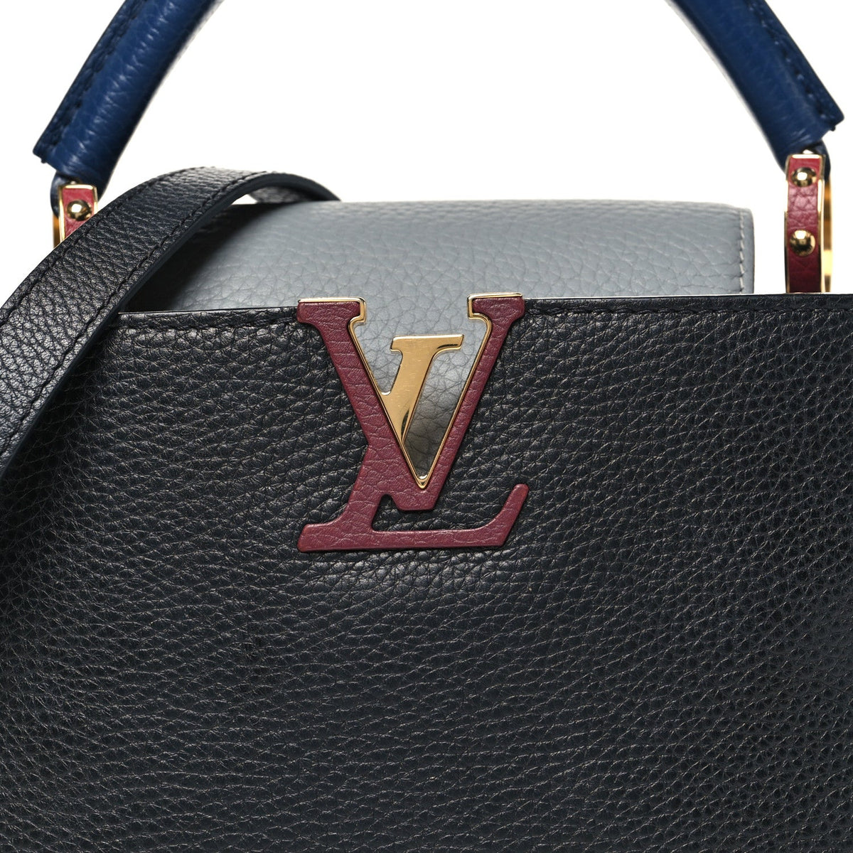 Taurillon Capucines BB Black Grey Blue