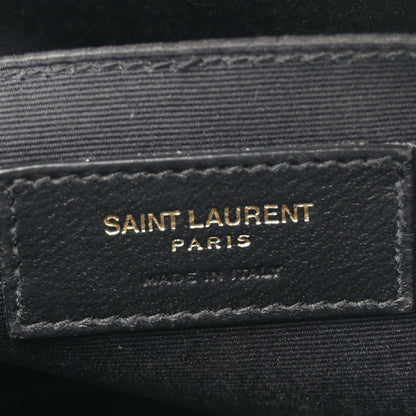 Calfskin Matelasse Monogram Lou Camera Bag Black
